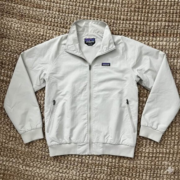 Patagonia Men's Baggies Bomber Jacket (Large) Tan Beige 28151 - Picture 5 of 10